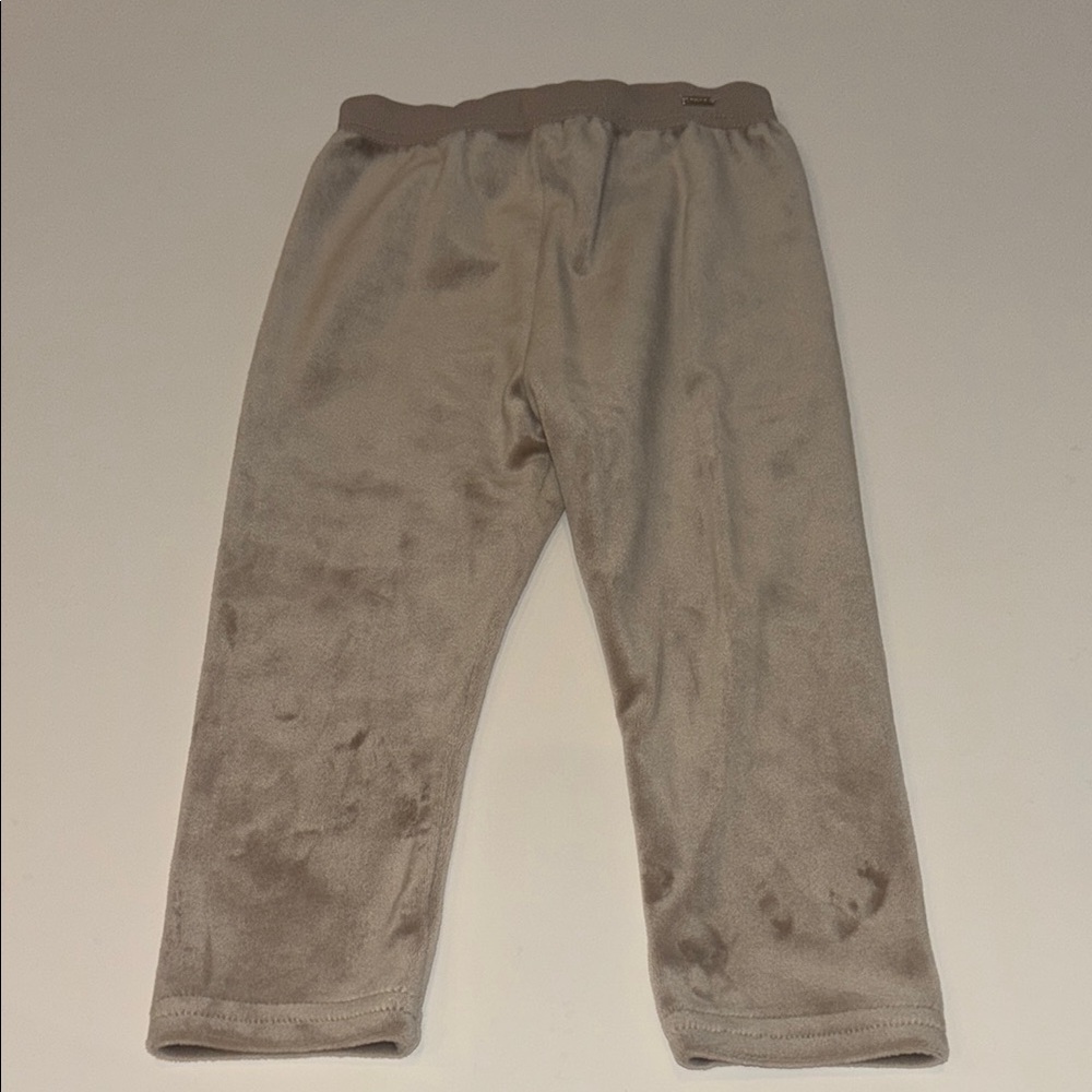 Mayoral Cream velvet leggings with Elastic Waistband